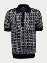 Balmain Monogram-Print Polo Shirt