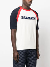 Balmain Retro Logo-Print Cotton T-Shirt