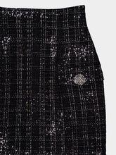 Balmain Sequined Tweed Mini Skirt