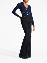 Balmain V-Neck Cropped Cardigan