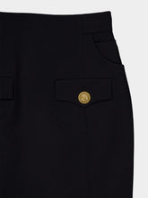Balmain Virgin Wool Mini Skirt