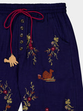 Baziszt Doulich Embroidered Wool Pants