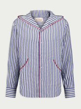 Baziszt Soleil Hooded Shirt Blue