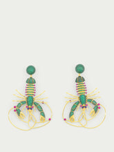Begüm Khan St.Barts Green Lobster Earrings