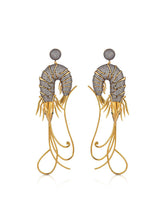 Begüm Khan Shrimp crystal earrings