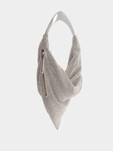 Benedetta Bruzziches Ursolina Rhinestone-Embellished Silver Bag