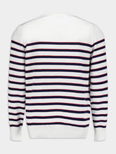 Brunello Cucinelli Horizontal-Stripe Long-Sleeve Jumper