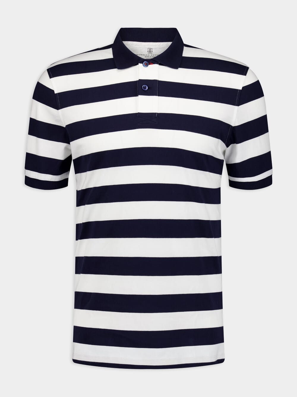 Brunello CucinelliStriped Polo Shirt at Fashion Clinic