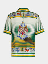 Casablanca All-Over Graphic-Print Silk Shirt