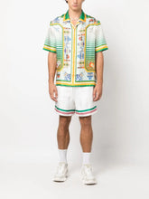 Casablanca All-Over Graphic-Print Silk Shirt