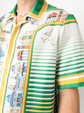 Casablanca All-Over Graphic-Print Silk Shirt