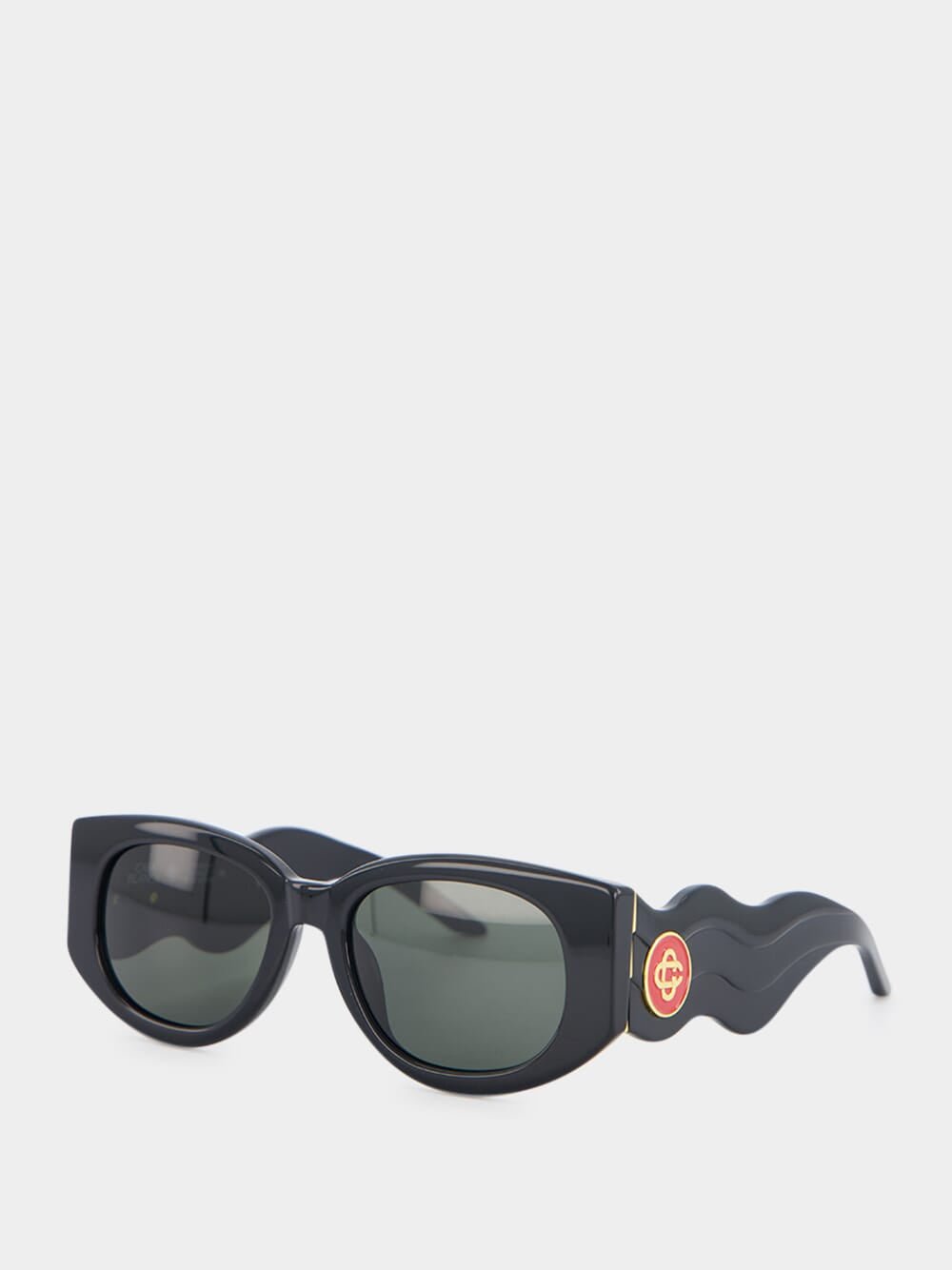 CasablancaBlack The Memphis Sunglasses at Fashion Clinic