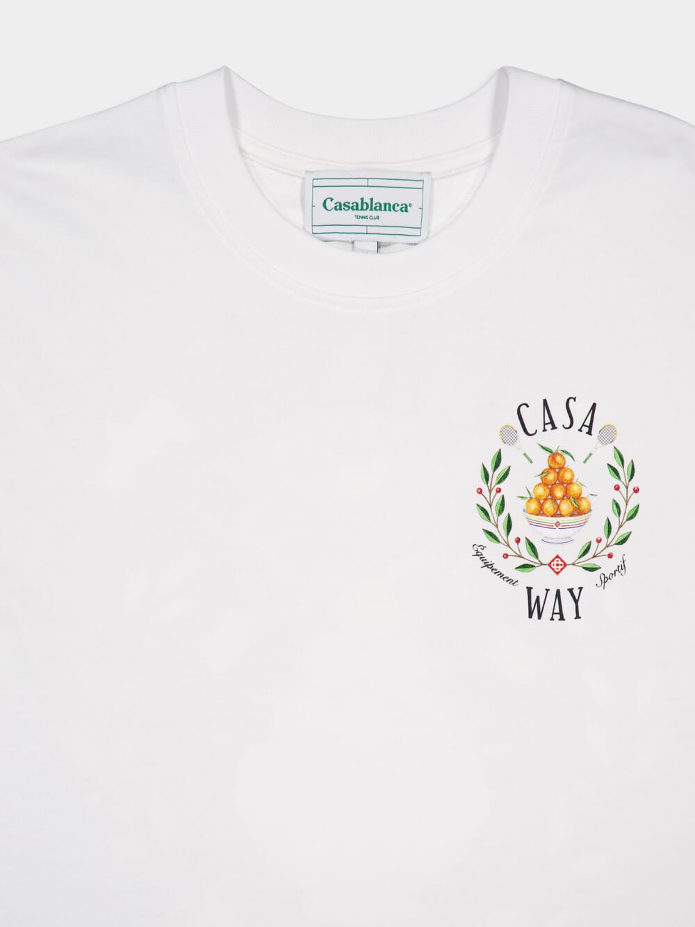 CasablancaCasa Way Graphic-Print Cototn T-Shirt at Fashion Clinic