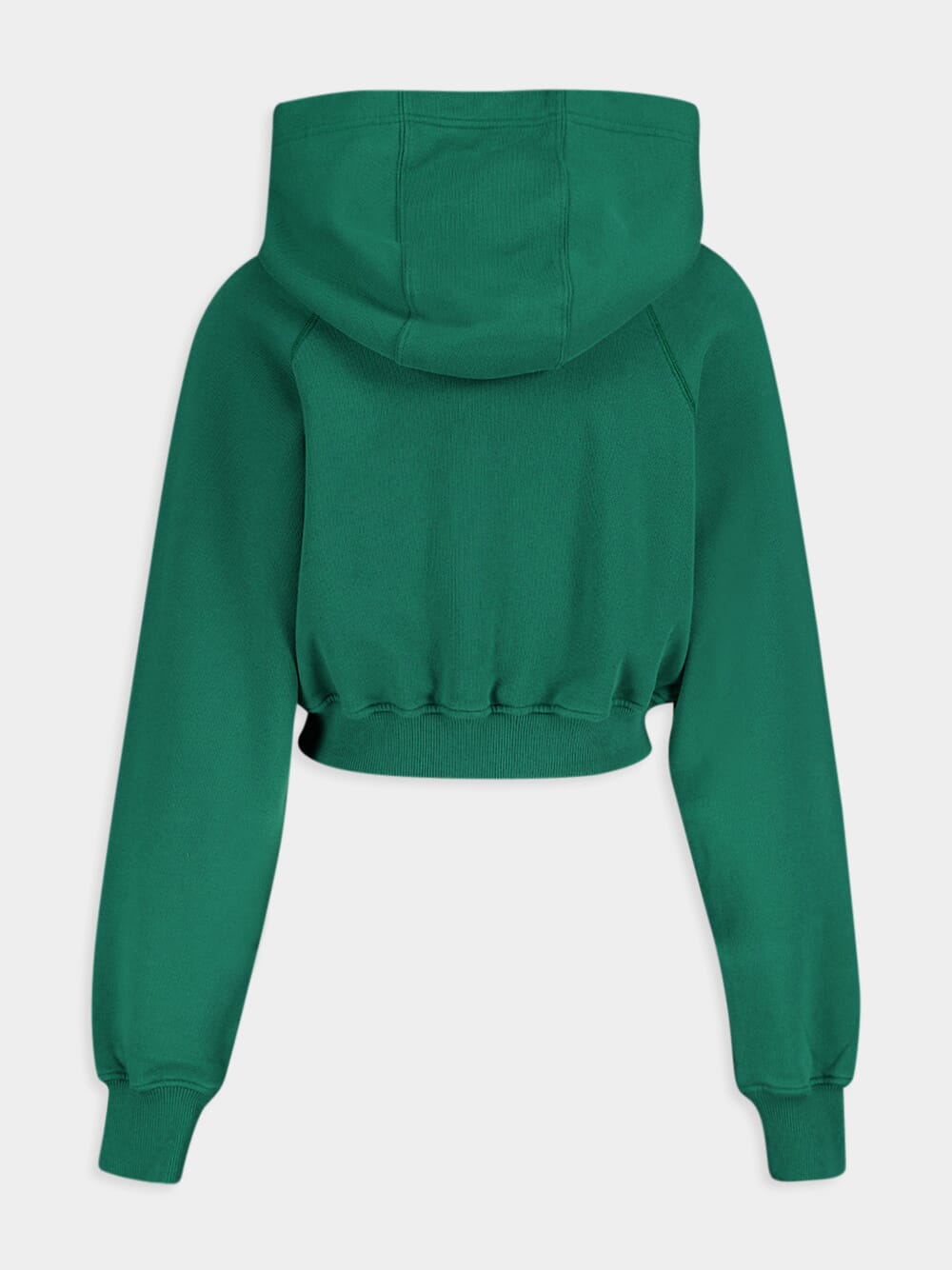 CasablancaCasa Way Organic Cotton Cropped Hoodie at Fashion Clinic