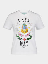 Casablanca Casa Way Printed Cotton T-Shirt