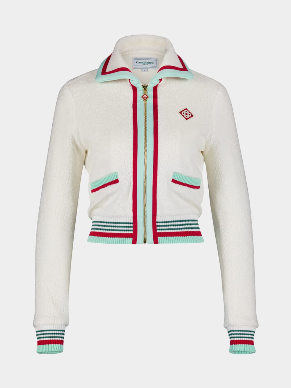 CasablancaCashmere Terry Track Jacket at Fashion Clinic