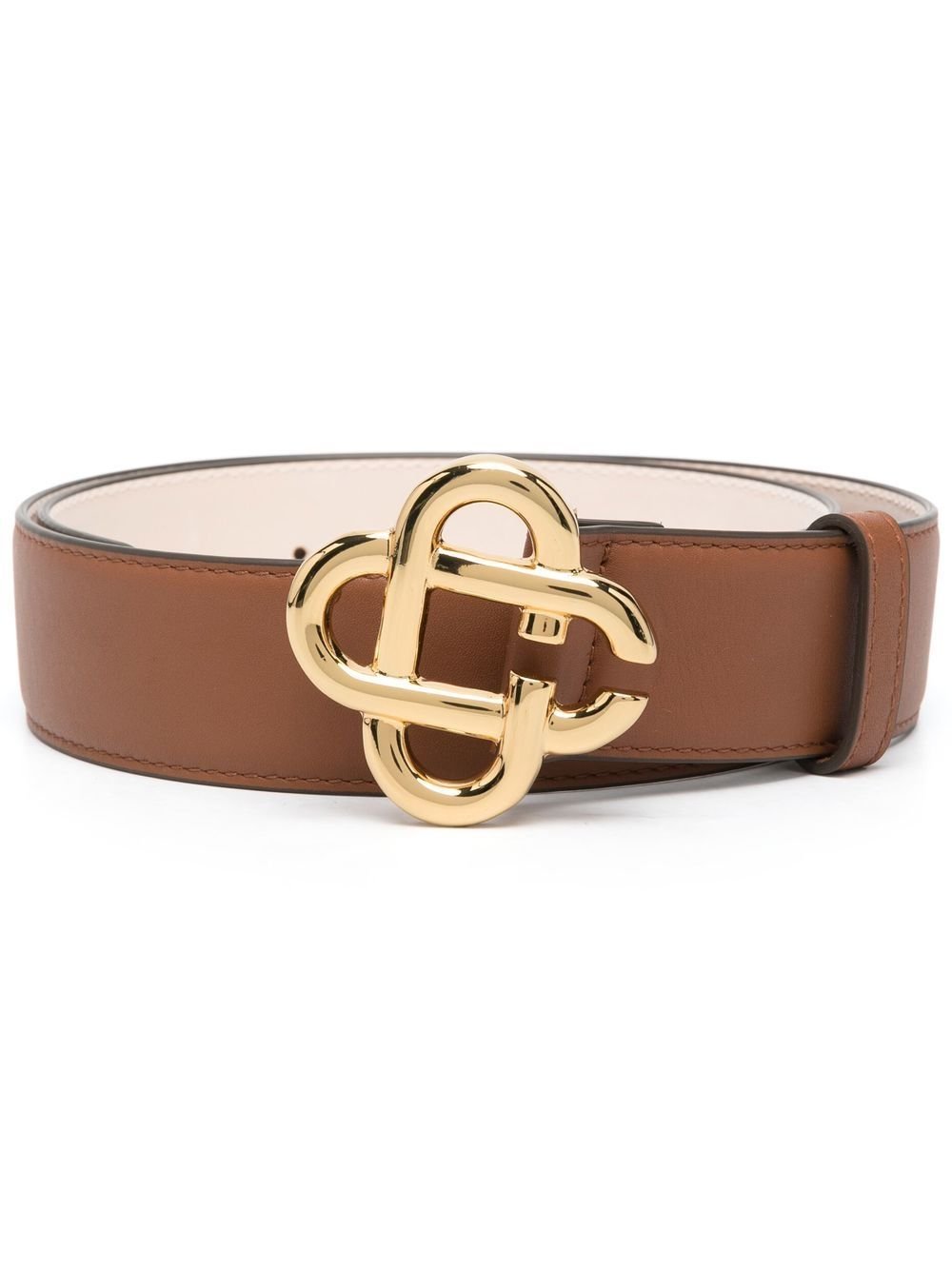 CasablancaCC Logo Buckle Belt at Fashion Clinic