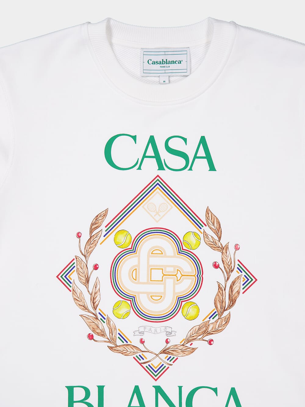 CasablancaChampionship Diamond Cotton Sweatshirt at Fashion Clinic