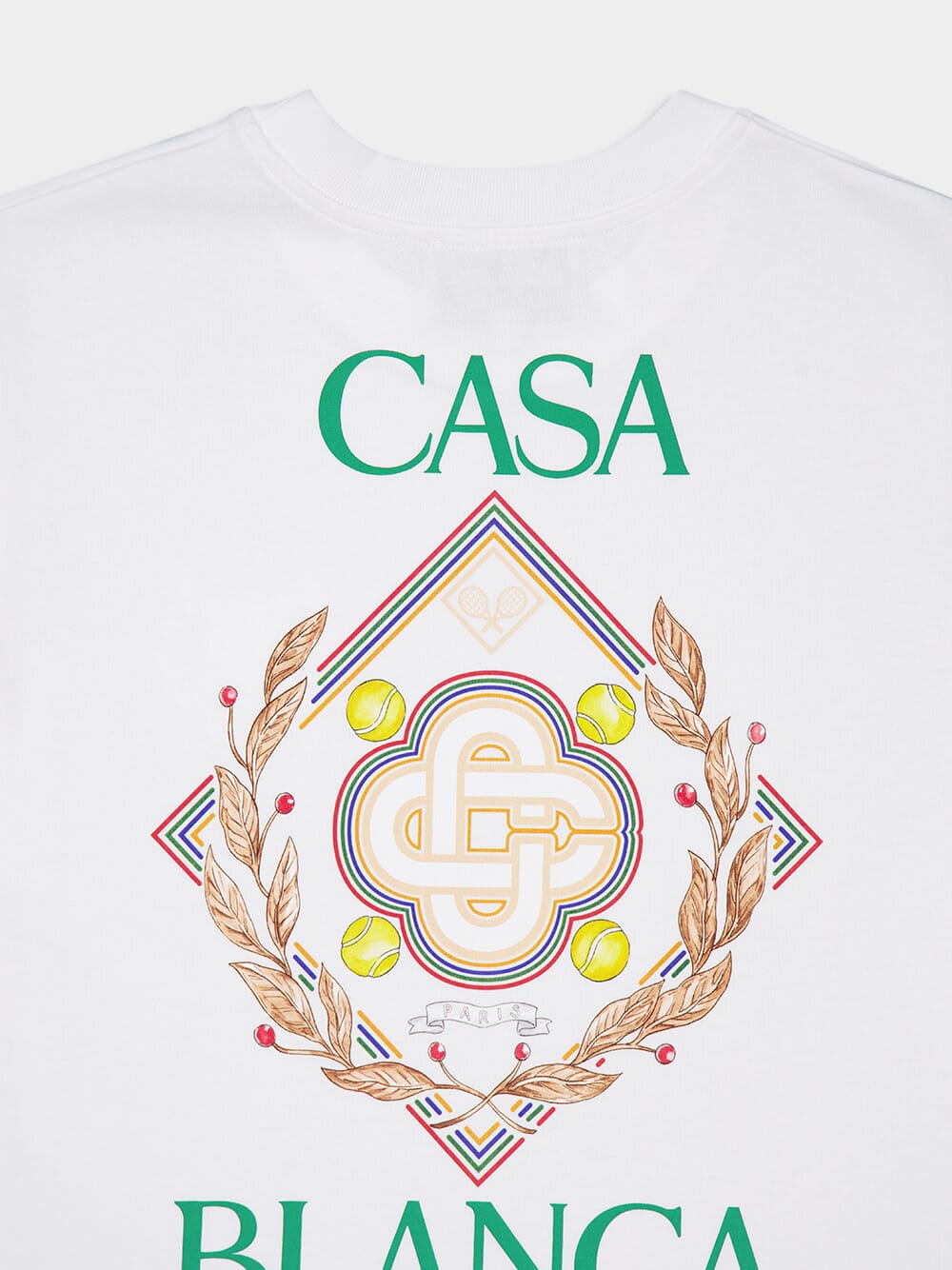 CasablancaChampionship Diamond T-Shirt at Fashion Clinic