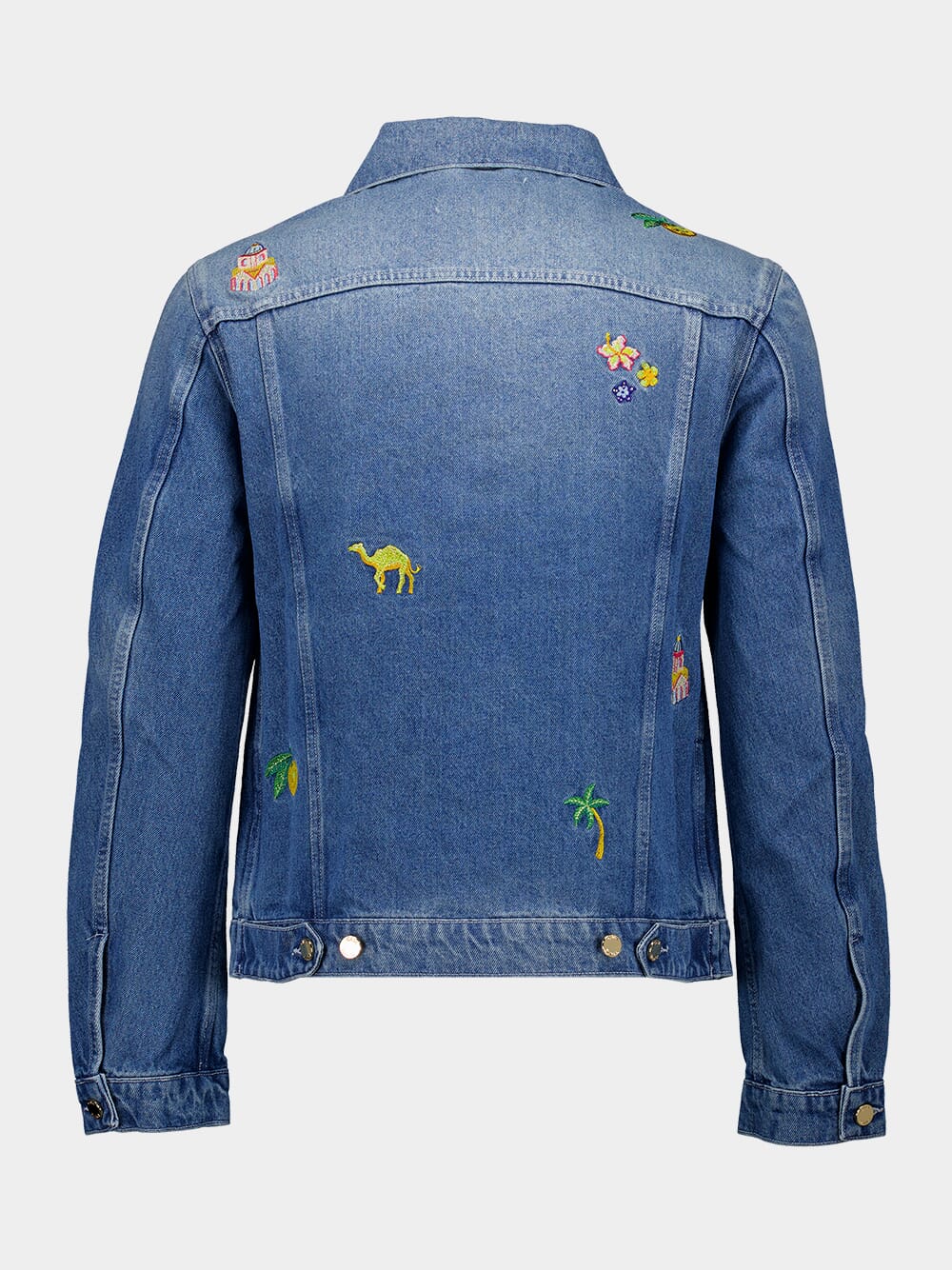 CasablancaEmbellished Denim Jacket at Fashion Clinic