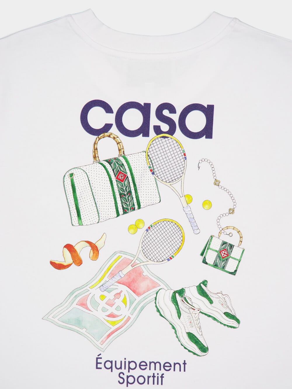 CasablancaEquipement Sportif Cotton T-Shirt at Fashion Clinic