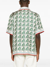 Casablanca Heart Monogram Silk Shirt