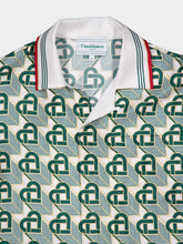 Casablanca Heart Monogram Silk Shirt