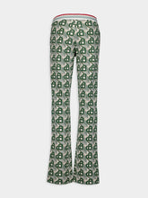 Casablanca Heart-Motif High-Waisted Trousers