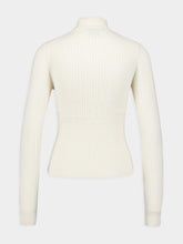Casablanca Knitted Wool Turtleneck Sweater