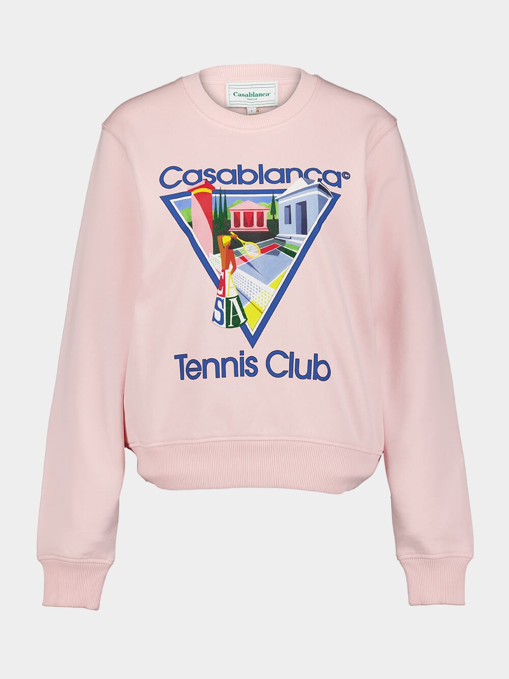 CasablancaLa Joueuse Cotton Sweatshirt at Fashion Clinic