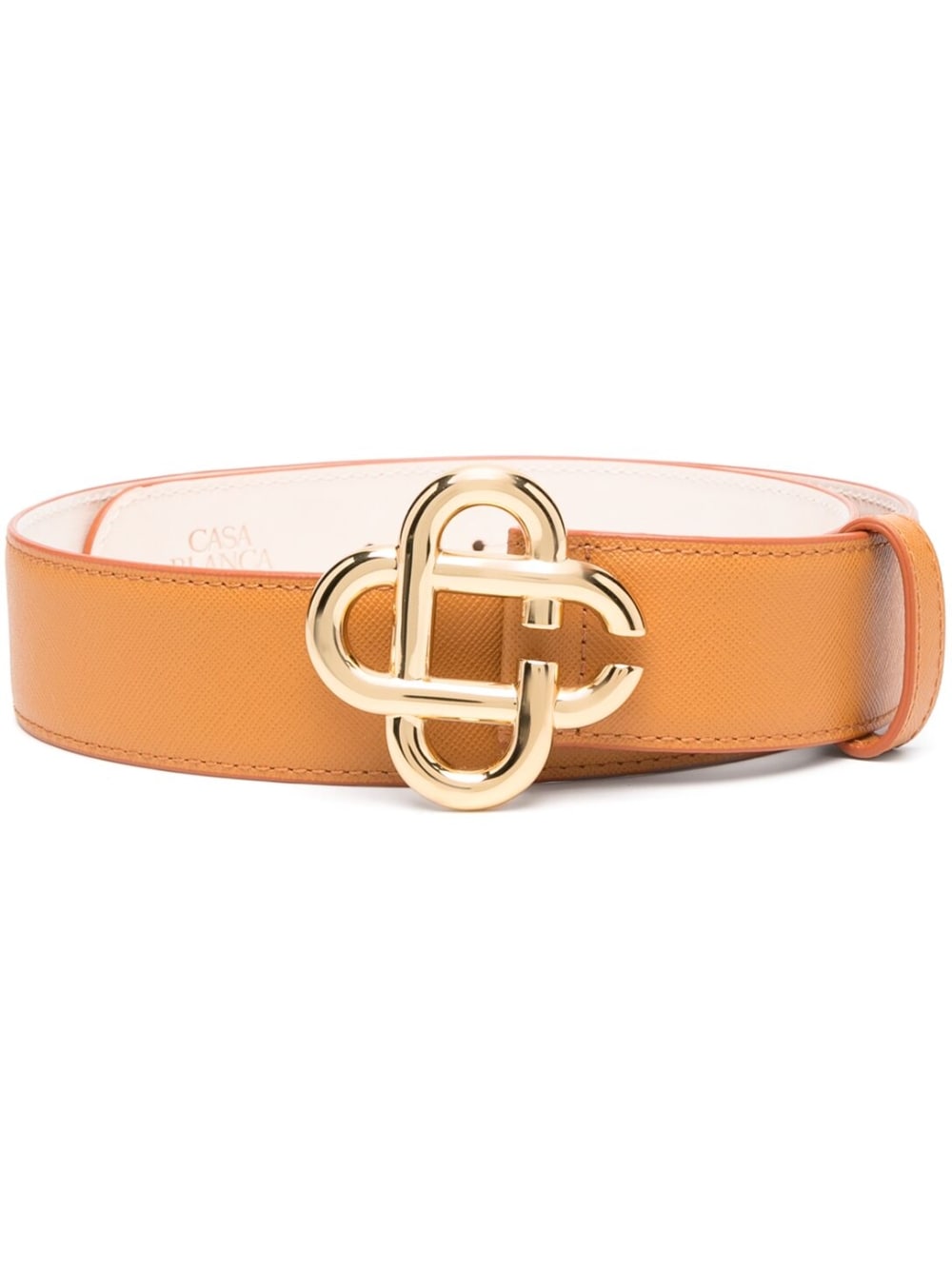 CasablancaLogo Buckle Belt at Fashion Clinic