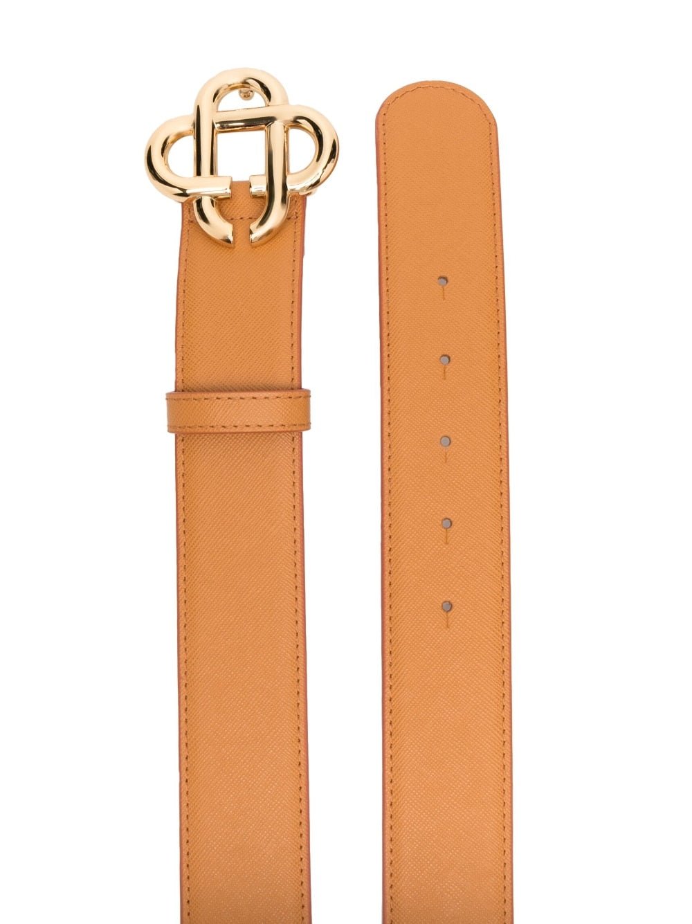 CasablancaLogo Buckle Belt at Fashion Clinic