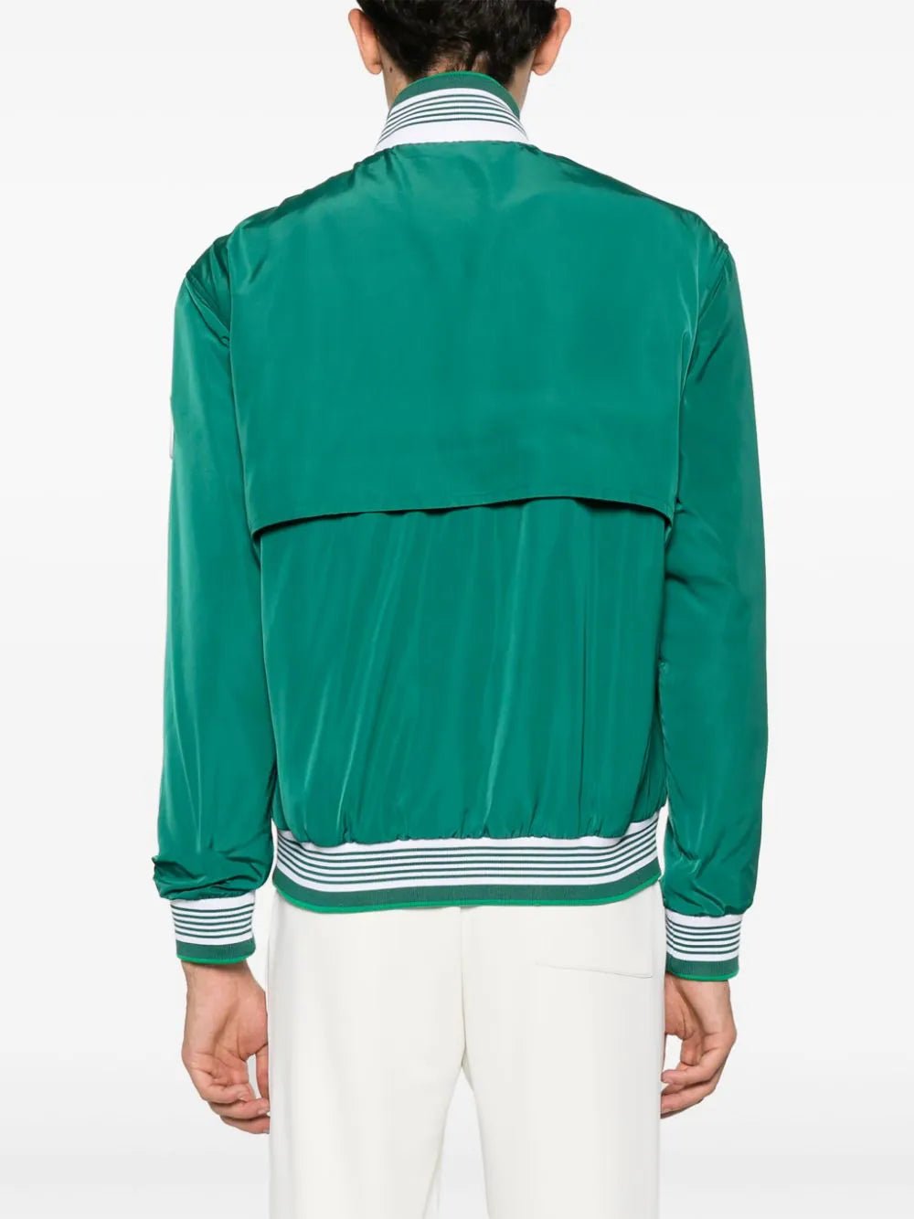 CasablancaLogo-Patch Green Track Jacket at Fashion Clinic