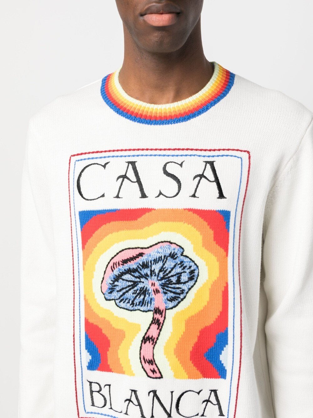 CasablancaMind Vibrations Intarsia Jumper at Fashion Clinic