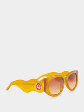 Casablanca Orange The Memphis Sunglasses