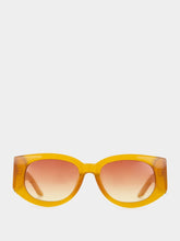 Casablanca Orange The Memphis Sunglasses