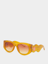 Casablanca Orange The Memphis Sunglasses