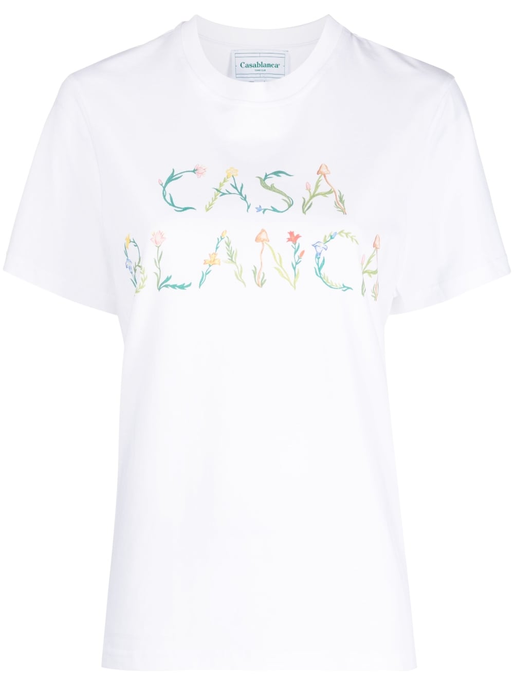 CasablancaOrganic Cotton T-Shirt at Fashion Clinic