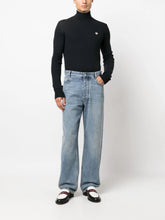 Casablanca Ribbed-Knit High-Neck Wool Jumper