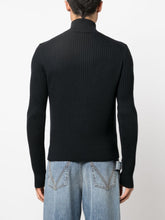 Casablanca Ribbed-Knit High-Neck Wool Jumper