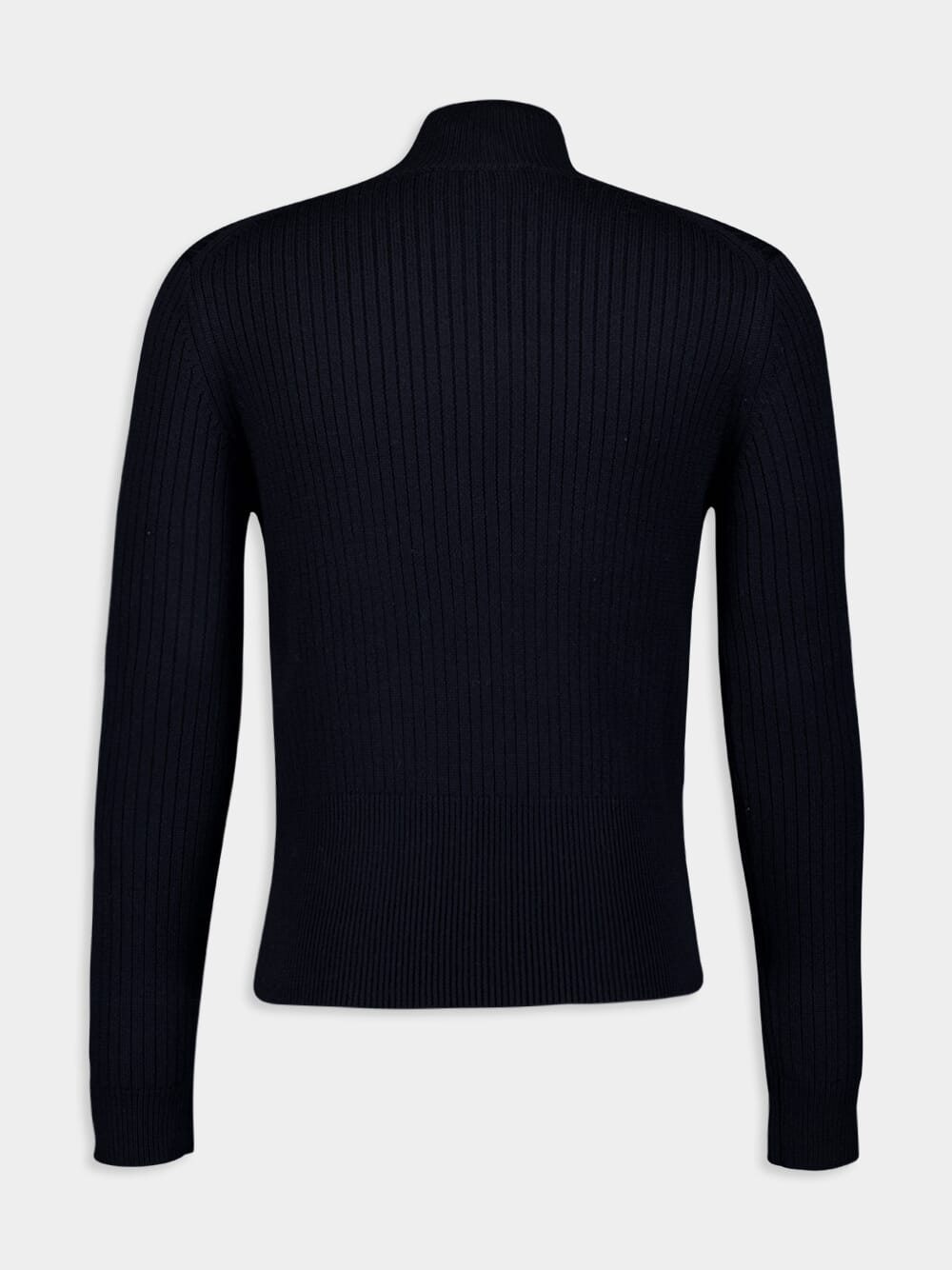 CasablancaRibbed-Knit High-Neck Wool Jumper at Fashion Clinic