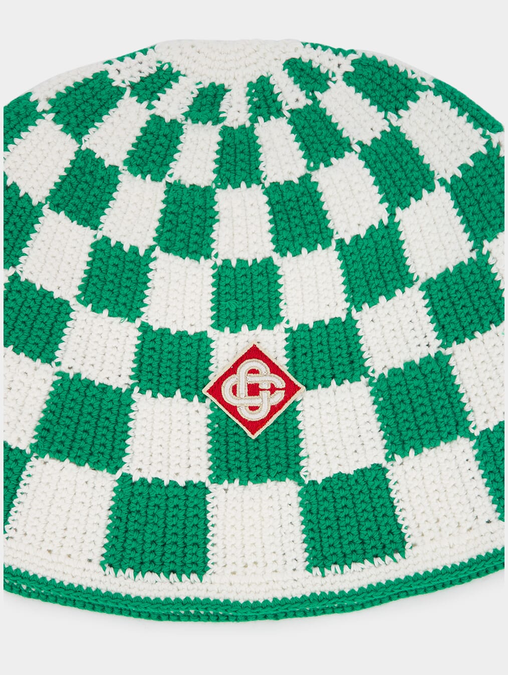 CasablancaScuba Square Cotton Crochet Hat at Fashion Clinic