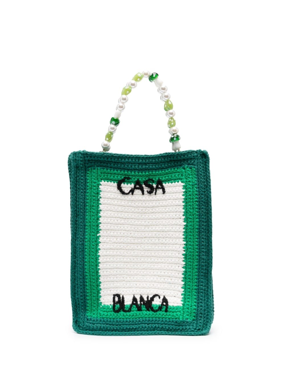 CasablancaTennis Beaded Crochet Bag at Fashion Clinic