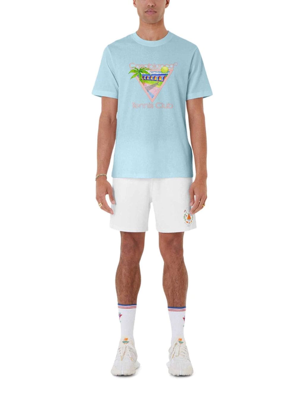 CasablancaTennis Club Icon T-Shirt at Fashion Clinic