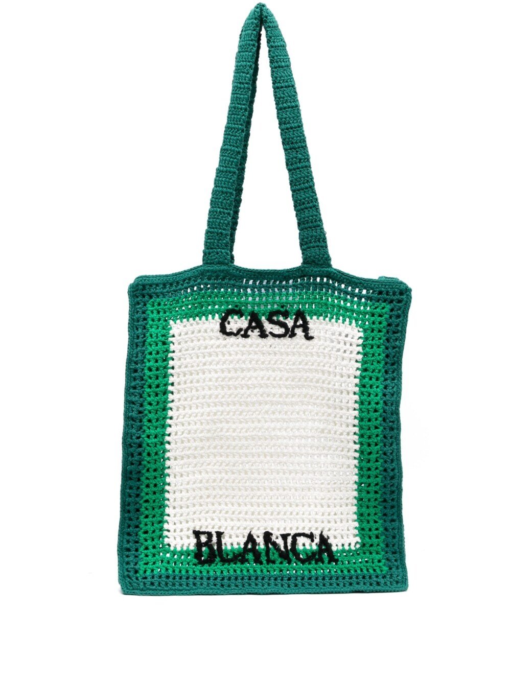 CasablancaTennis Crochet Tote Bag at Fashion Clinic