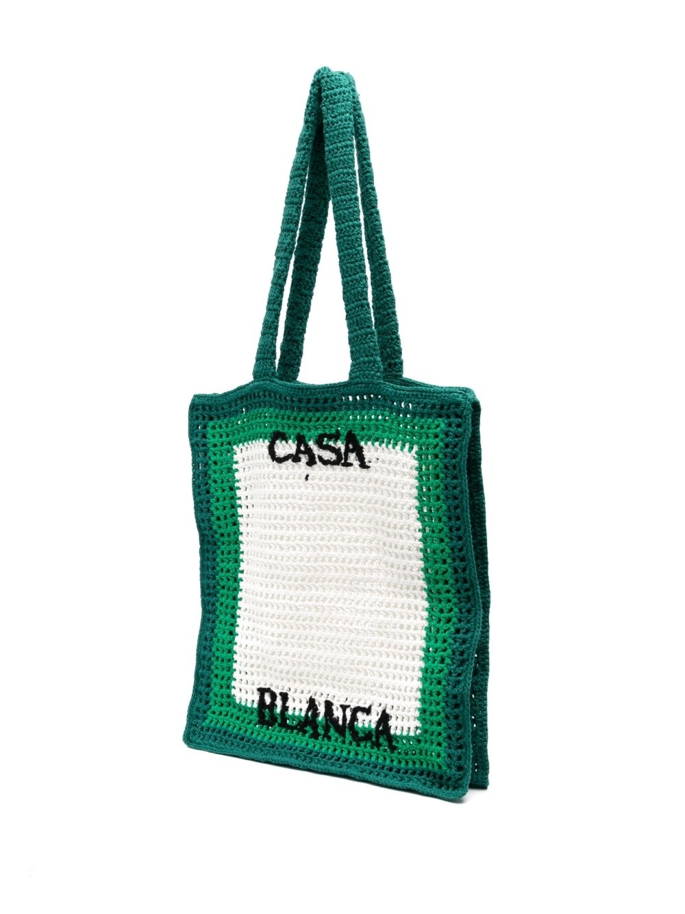 CasablancaTennis Crochet Tote Bag at Fashion Clinic