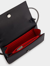 Christian Louboutin Paloma Embellished Black Leather Clutch