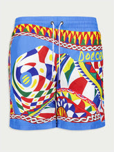 Dolce & Gabbana Abstract-Print Swim Shorts