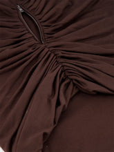 Dolce & Gabbana Cammello Ruched Top