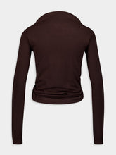 Dolce & Gabbana Cammello Ruched Top
